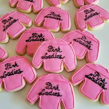 See more ideas about grease party, grease musical, grease themed parties. Pink Ladies Sugar Cookies Grease Party Favors