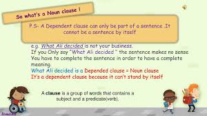 Become comfortable with the concept by reading through this helpful guide! Ppt Noun Clause Powerpoint Presentation Free Download Id 2772542