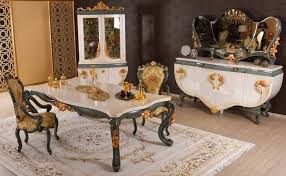 Antik Yemek Odasi Takimi Modeli Antique Dining Rooms Classic Dining Room Furniture