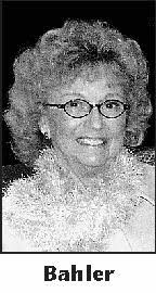 CAROLYN BAHLER Obituary (2011)