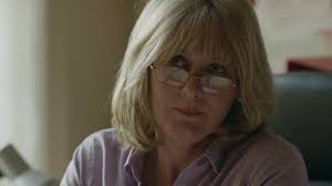 Sarah Lancashire as Caroline in "Last Tango in Halifax" BBC 2012 with her  killer look to the weasel attempting to blackmail her