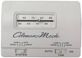 Thermostat analog 12v 6 wire heat cool coleman thermostat. Amazon Com Coleman Rv Camper Mach Manual Thermostat Automotive