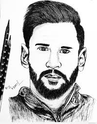 Lionel messi is an argentine professional footballer who was born and raised in central argentina. Lionel Messi Portrait Sketch