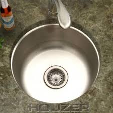 Shop houzer club lustrous satin stainless steel undermount residential prep sink in the bar & prep sinks section of lowes.com Houzer Cf18301 Kitchen Or Bar Sink Appliances Connection