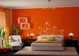 Bright Orange Bedroom Design Ideas For Cozy Bedroom Bedroom Wall Designs Bedroom Designs For Couples Bedroom Wall Paint