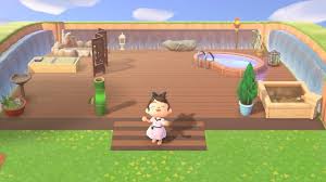 A spa has multiple components—usually a hot tub located near a pool so users can experience the full therapeutic benefits of an invigoratingly cold plunge after heated relaxation. Exterior Design Spa With Deck And Waterfalls New Animal Crossing Animal Crossing Animals