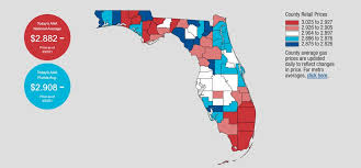 Click here to add this map to your website. Florida Gas Prices Hit 3 Year High Average 2 91 Per Gallon