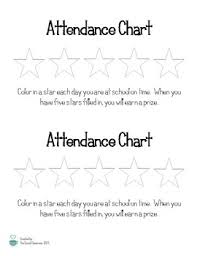 attendance star chart by the social classroom teachers pay