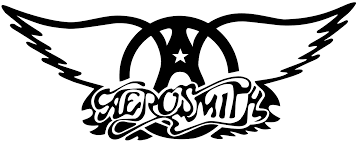 Aerosmith Logo Adesivos De Banda Aerosmith Preto E Branco
