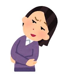 斜に構える人のイラスト（女性） | かわいいフリー素材集 いらすとや