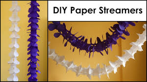 Any long narrow wavy strip resembling or suggesting a banner floating in the. Diy Paper Decorations Paper Streamers Easy Paper Craft Ideas Youtube