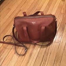 Fossil Sydney Satchel Brown Brown Satchel Brown Handbag Purses