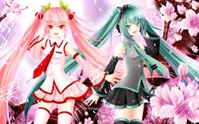 Cool colorful hair extensions for you: Wallpaper Hatsune Miku Blue And Pink Hair Anime Girls 1920x1200 Hd Picture Image
