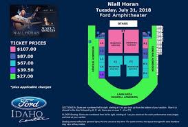 Events Niall Horan Flicker World Tour 2018 Ford Idaho Center