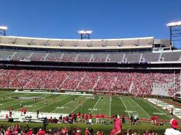 sanford stadium section 129 home of georgia bulldogs