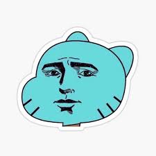 Gumball Funny Face Laptop-skins Merch & Gifts for Sale