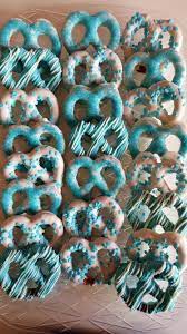Chocolate Covered Pretzels Baby Shower Its A Boy Birthday Party 25 Pieces Baby Shower Treats Baby Shower Desserts Baby Shower Fun