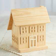 Maybe you would like to learn more about one of these? Unfinished Wood Village House Price 4 99 Small Wooden House Unfinished Wood Wooden Cutouts