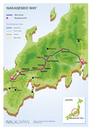 Looking for a map to corroborate ma lite's start positions, i found this great map surveying feudal japan's domains. Nakasendo Way Walk Japan Guided Tours