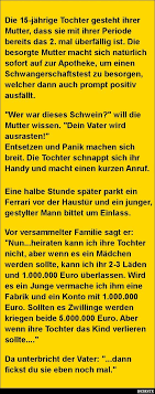 Die 15 Jahrige Tochter Gesteht Ihrer Mutter Dass Sie Lustige Bilder Spruche Witze Echt Lustig Witze Alberne Witze Witze Lustig