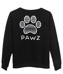 pawz sweatshirt pawz shirts paws shirt kids clothing