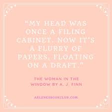 If not, why not get your friends together and start one! The Woman In The Window Book Review Arlene S Book Club