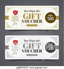 Fabric sewing, quilting & knitting : Gift Voucher Template Eps Clipart Vouchers Template Clip Art Coupon Design