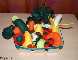 Fruits Et Legumes En Feutrine Fruits Et Legumes Panier Fruits Et Legumes Fruits