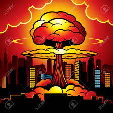 Check spelling or type a new query. Burning City With Nuclear Explosion Of Atomic Bomb Cartoon Vector Royalty Free Cliparts Vectors And Stock Illustration Image 83094936