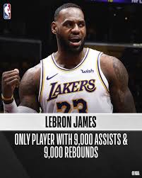 Nba On Instagram Congrats To Kingjames Of The Lakers For Becoming The Only Player In Nbahistory To Rec Lebron James Stats Lebron James Lakers Lebron James