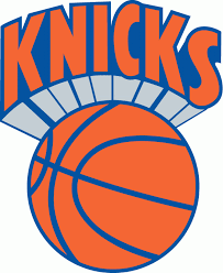 The new york knicks logo was approved in the year the team appeared and fully meets the basketball focus requirements. Nba New York Knicks Primary Logo 1977 Knicks In Orange Over An Orange Basektball New York Knicks Logo Nba New York New York Knicks