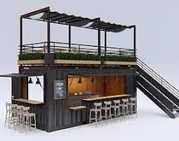 Container Cafe And Restaurant Shipping 3d Model Cgtrader Container Cafe Container Restaurant Container Coffee Shop
