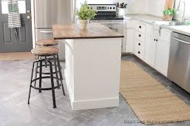 kitchen island transformation: adding