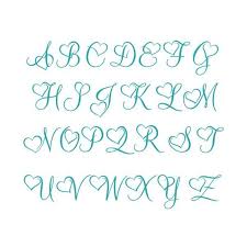 Heart Font Letters Love Monogram Cuttable Design Svg Png Dxf Etsy In 2020 Tattoo Lettering Fonts Lettering Alphabet Fonts Graffiti Lettering Fonts