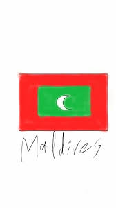 Maldives national flag, vector illustration on a white background. National Flag Of The Maldives Maldives Flag National Flag My Travel