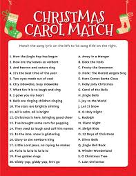 Looking for a great way to spread some holiday cheer? Match The Christmas Carol Game Free Printable Play Party Plan