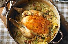 A Simple Normandy Pot Roast Chicken With Apples Recipe For You To Cook A Great Meal For Family Or Friends Roast Chicken Roast Chicken Recipes Tesco Real Food