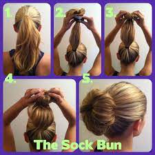 The Sock Bun Hair Donut Hair Styles Hair Hacks