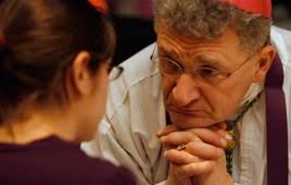 Priests should sit and wait patiently in the confessional