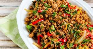 Thai Inspired Ground Turkey Stir Fry Kalyn S Kitchen Recipe Ground Beef Paleo Recipes Turkey Stir Fry Quick Ground Beef Recipes