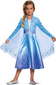 Amazon Com Disguise Disney Elsa Frozen 2 Deluxe Girls Halloween Costume Toys Games In 2020 Movie Fancy Dress Kids Elsa Costume Elsa Costume