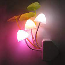 Lucky Mushroom Night Light Inspireuplift Conversationstarter Cute Baby Decorative Character Child Bedsidelamp Arra Mushroom Lights Lamp Led Night Lamp