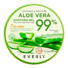 Instant moisturizing without sticky feel. Everly Soothing Moisture Aloe Vera Soothing Gel 99 300ml Beautystall Malaysia