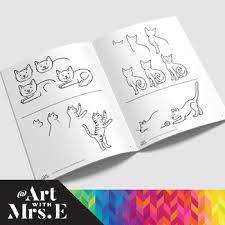 We hope you will like this project. Cats Simple Drawing Guide By Art With Mrs E Tpt