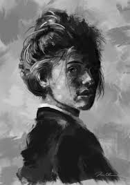 Plus, you can usually skip the hours long prep of stripping off old varnish or paint. Artstation Black And White Digital Painting James Doane