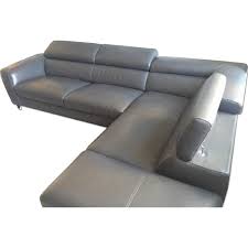 Maybe you would like to learn more about one of these? Nicoletti Delancey Grey Leather Sectional Sofa Aptdeco