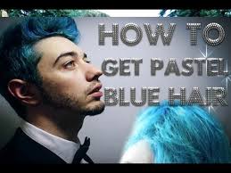 �blue, in he makes blue look extremely masculine. How To Get Pastel Blue Hair For Men Youtube