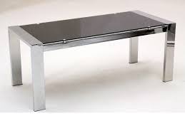 Check out our chrome table legs selection for the very best in unique or custom, handmade pieces from our furniture shops. Large Glass Coffee Table Rectangle Chrome Legs Homegenies