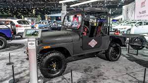 Mahindra Roxbox Concept And Roxor Detroit 2019 Photo Gallery Autoblog Mahindra is attending its first detroit auto show this week, and it brought a concept called the roxbox. mahindra roxbox concept and roxor