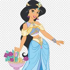 She also had on an emerald green shirt that featured a plunging neckline. Princess Jasmine Ariel Belle Minnie Mouse Snow White Princess Black Hair The Walt Disney Company Princess Jasmine Png Pngwing